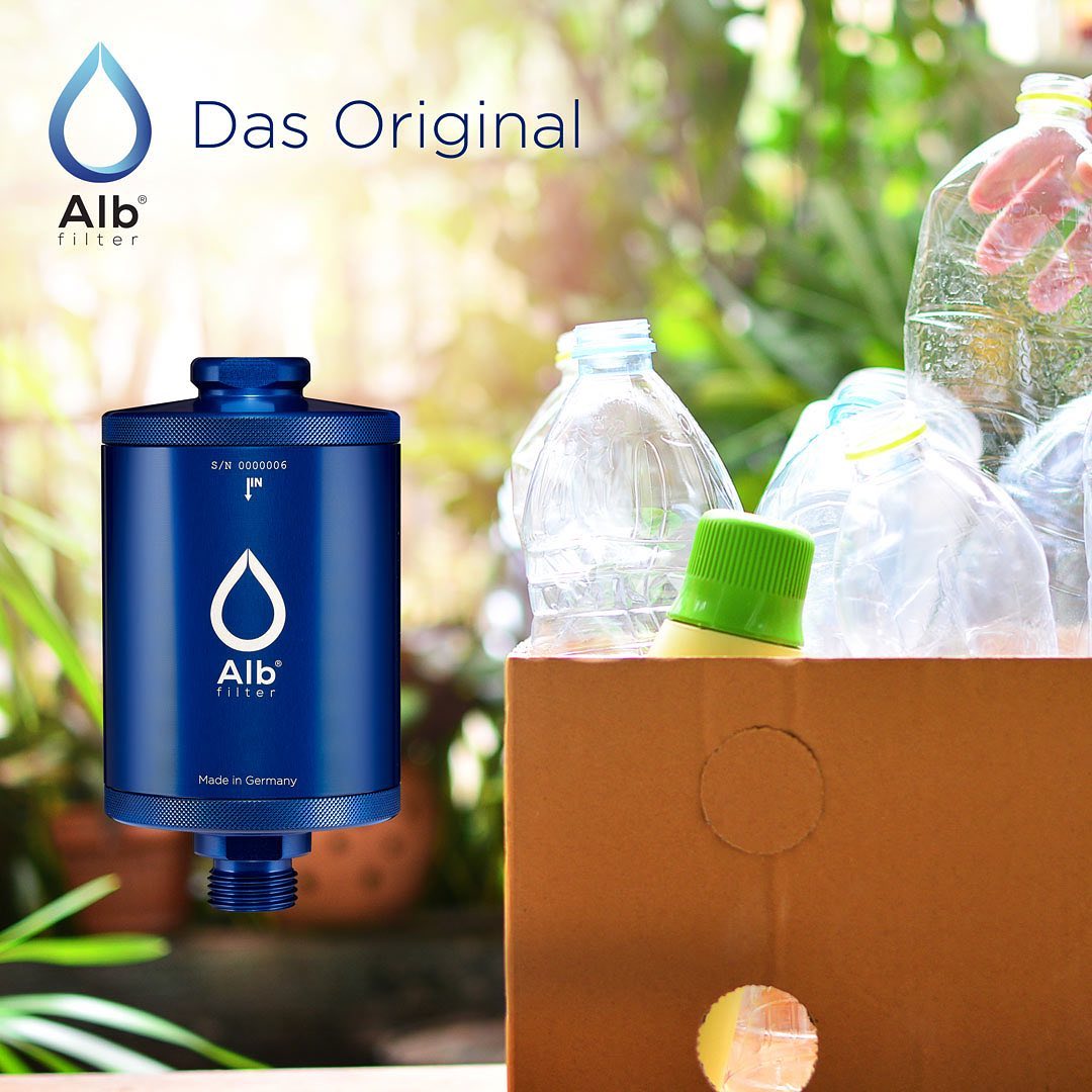 Alb® Shower Filter Balance Blue– Elevate Your Shower Experience with the Best Shower Filter for Hard Water in UAE