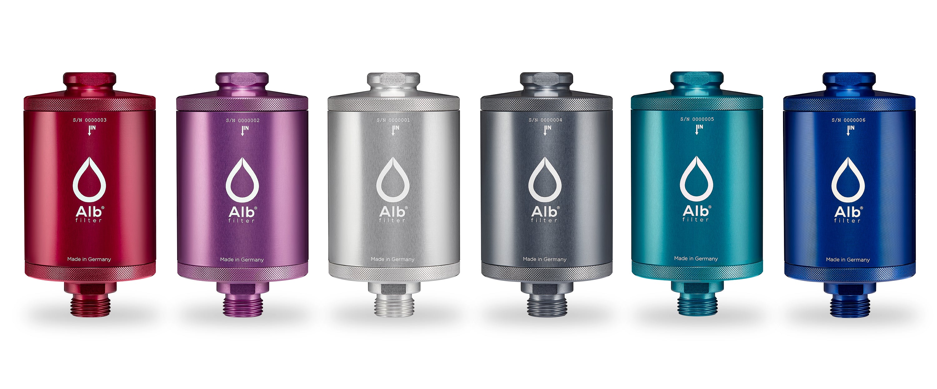 Alb® Shower Filter Balance Titanium– Elevate Your Shower Experience with the Best Shower Filter for Hard Water in UAE